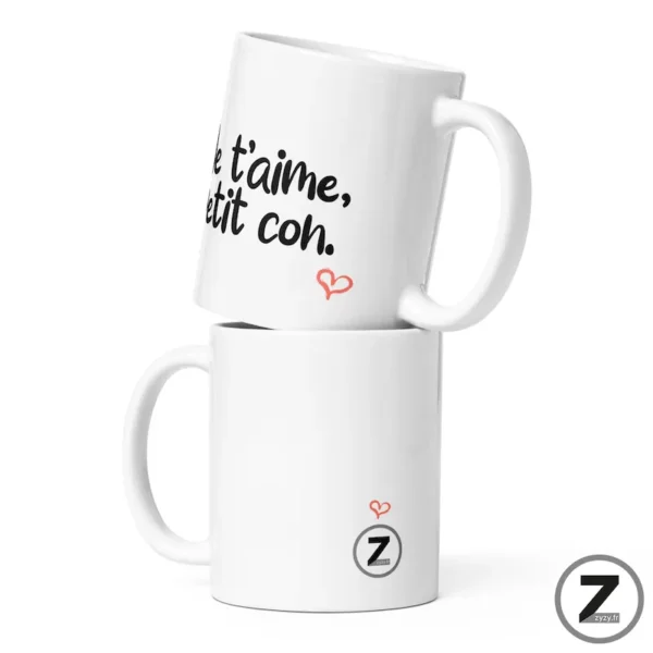 mug humour JE T'AIME PETIT CON – Image 5