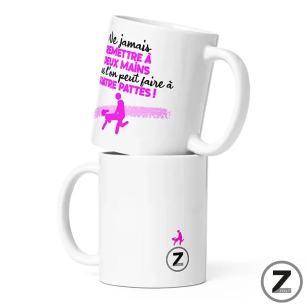 mug humour QUATRE PATTES – Image 5