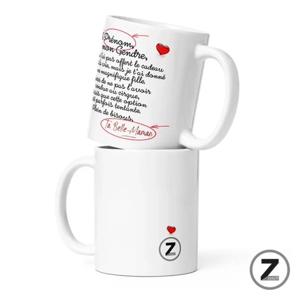 mug personnalisable À MON GENDRE – Image 5