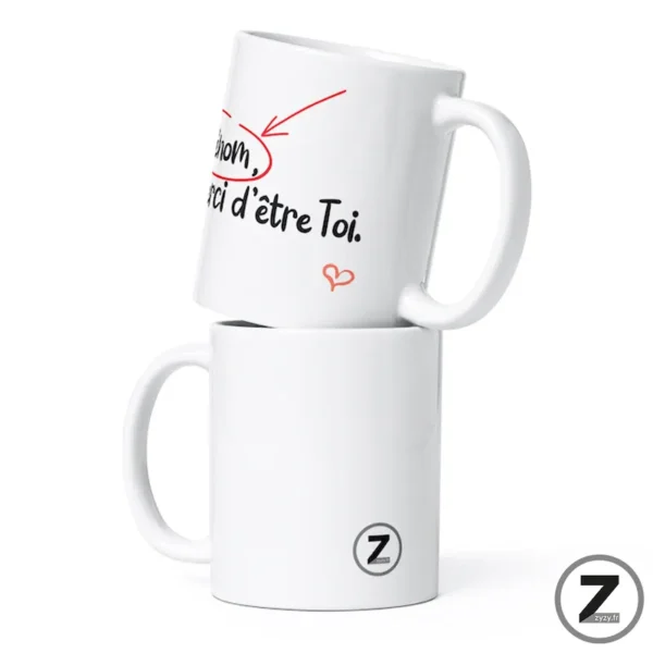 mug personnalisable MERCI D'ÊTRE TOI – Image 5
